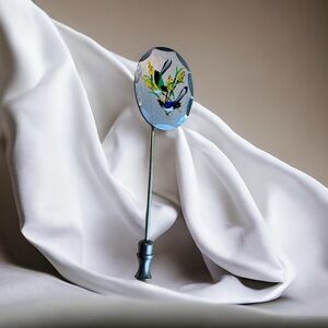 Vintage Blackinton pewter bird stick pin.